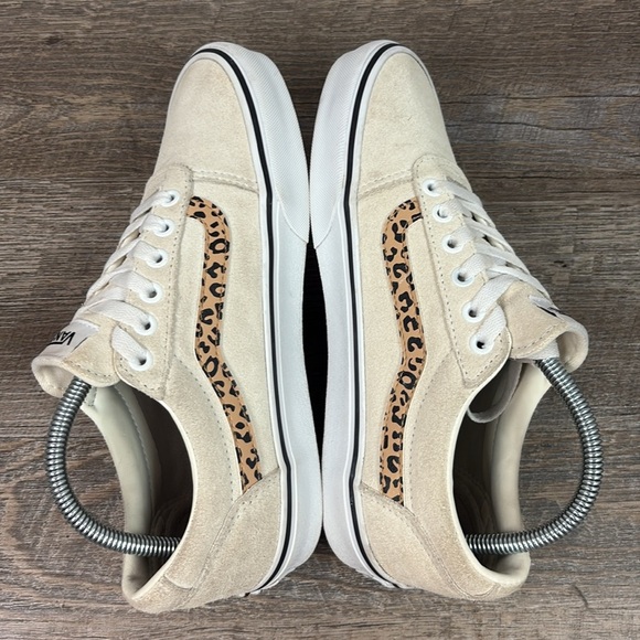 Vans Ward Suede Cheetah Stripe Sneakers 507698 Size 8.5 - Picture 4 of 9